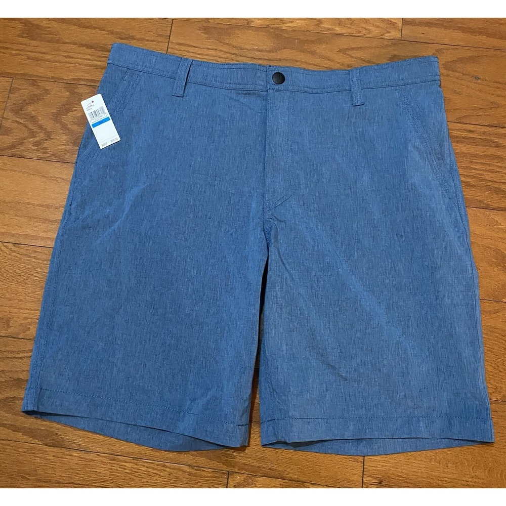 GH Bass Shorts Mens 36x10 Blue Wicking Sun blocker Pocket Stretch Flex NEW $60